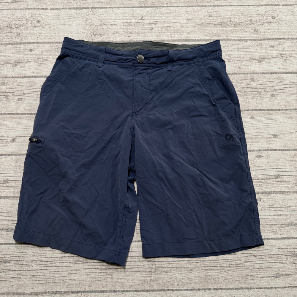 Outdoor Research Shorts Men's 32 Blue Regular Fit Nylon Hiking Technical Hunting